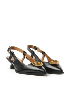 Lea Imani dames slingbacks zwart