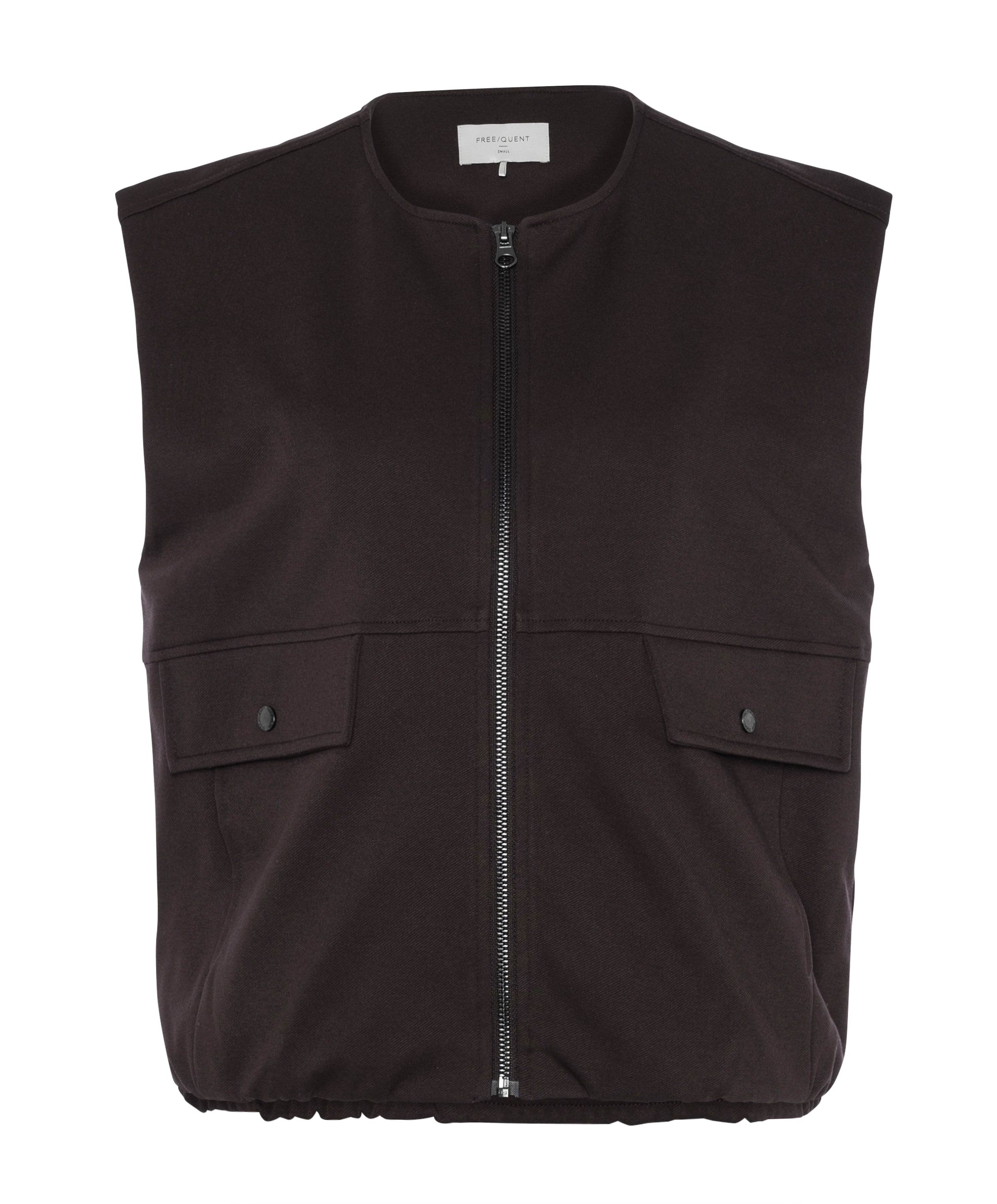 Dames gilet bruin