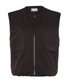 Dames gilet bruin