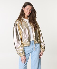 Dames jas goud