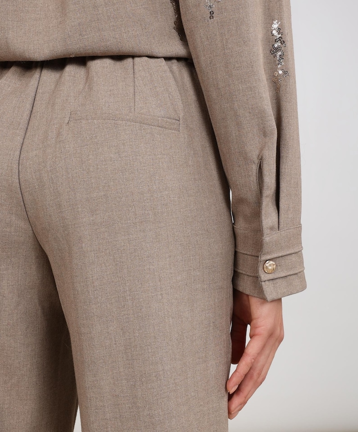 Jill dames broek bruin
