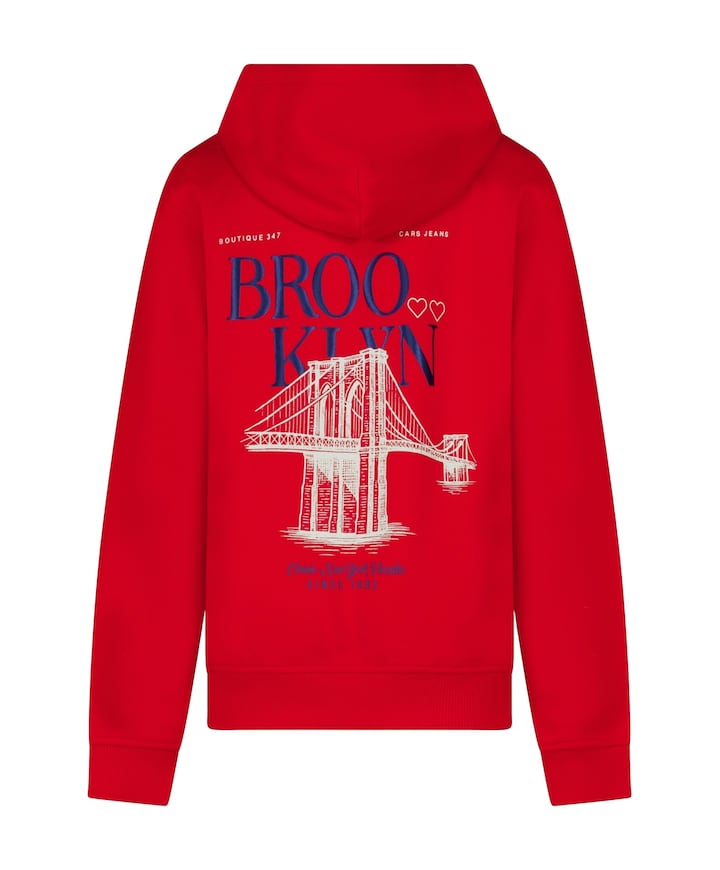 Meisjes hoodie rood