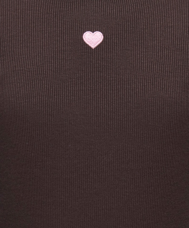 Meisjes T-shirt bruin