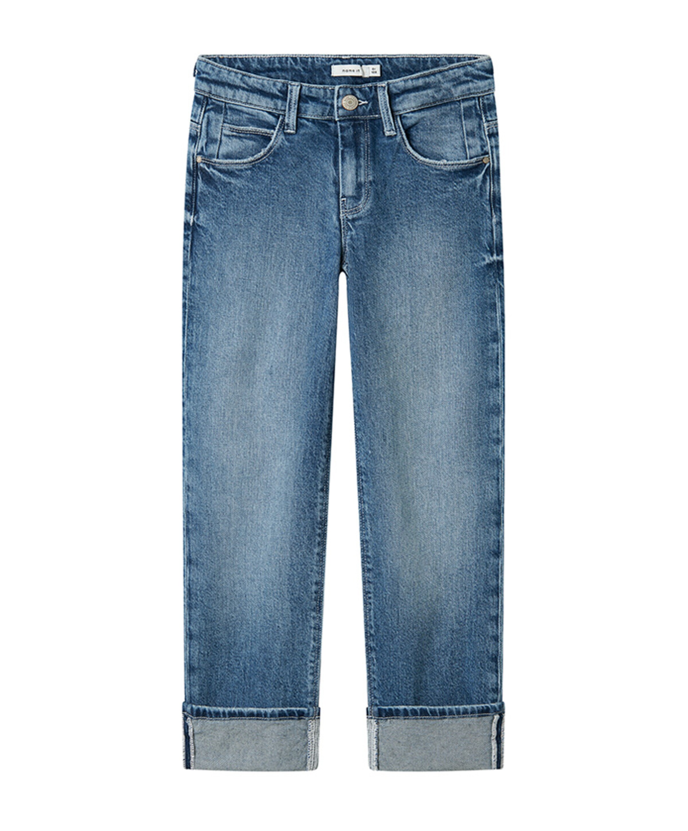 NKFROSE STRAIGHT FOLD 4224-AZ jeans blauw