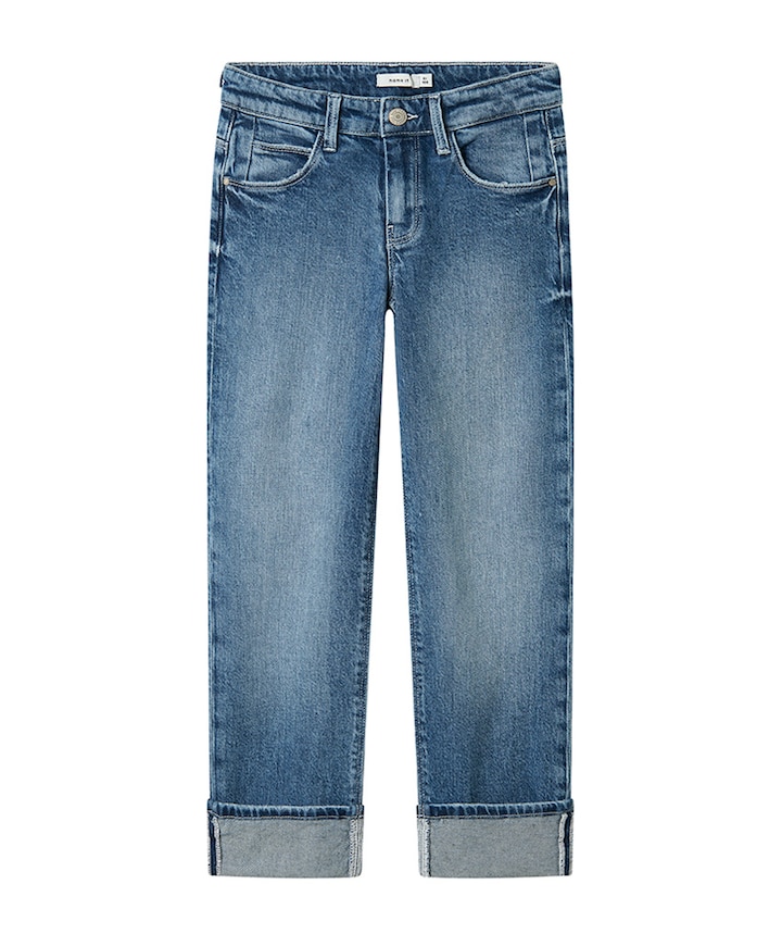 NKFROSE STRAIGHT FOLD 4224-AZ jeans blauw