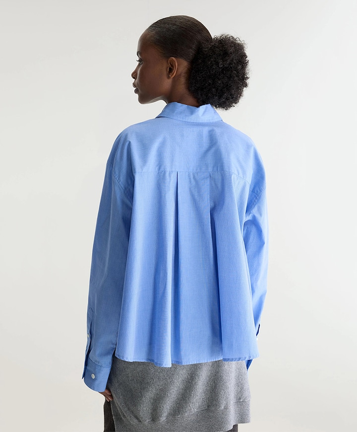 Dames blouse blauw