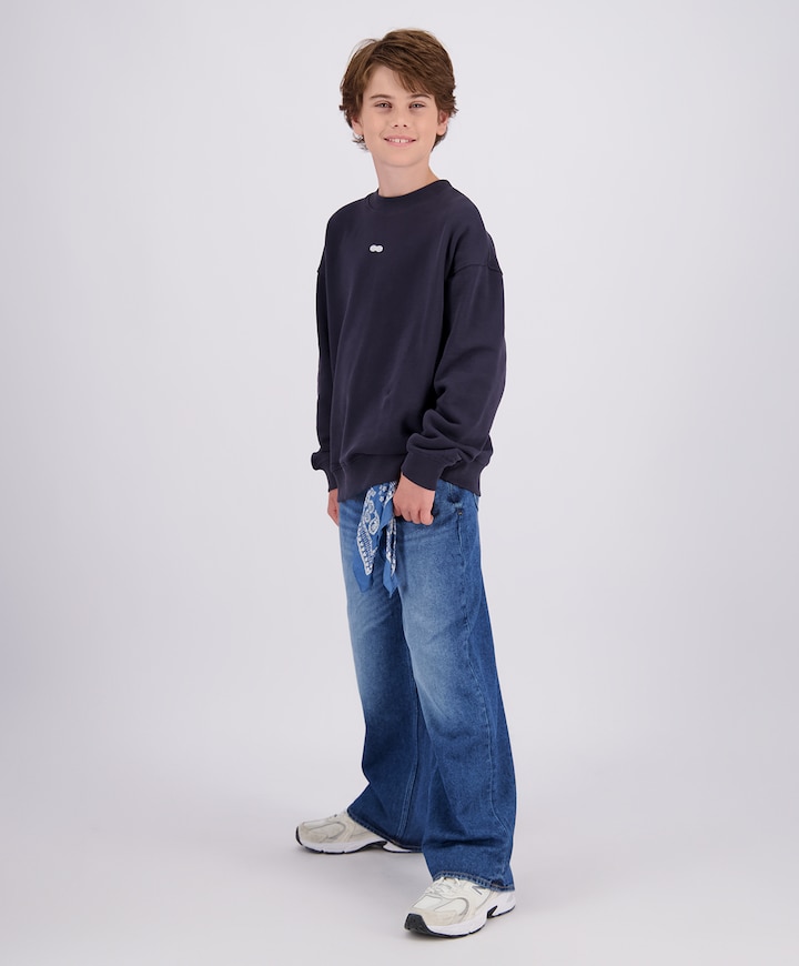 Jongens sweater blauw