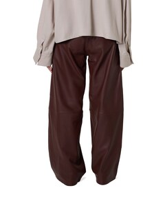 THALINA Sheep Soft Waxed dames broek bordeaux