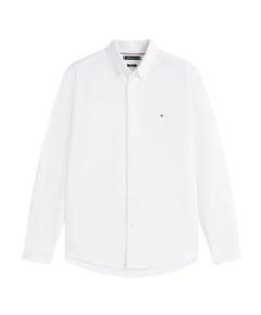 Heren overhemd lange mouw wit