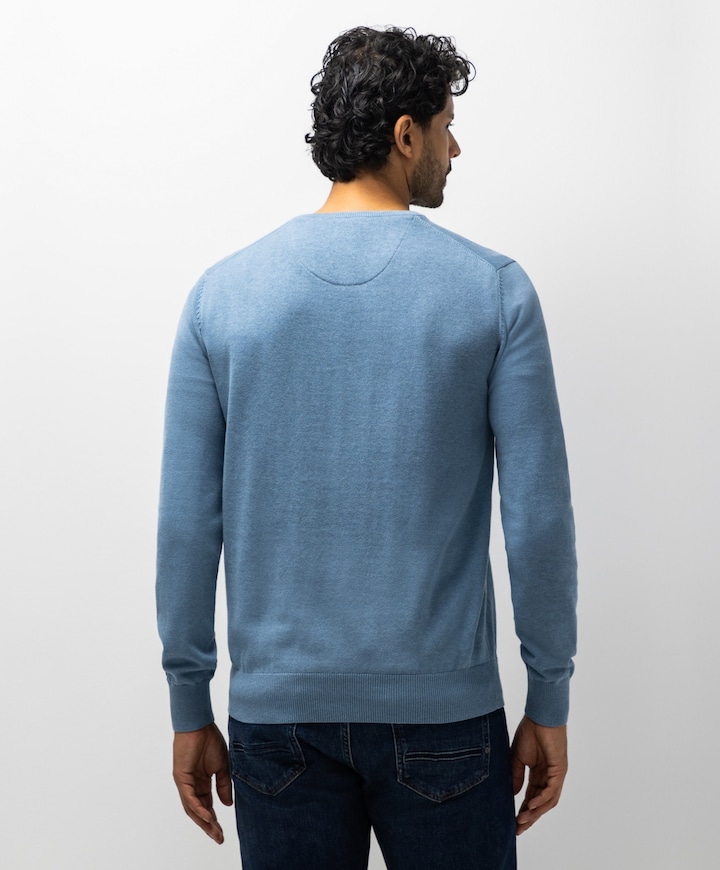 Heren trui blauw
