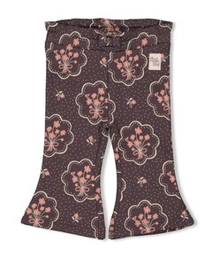 Woodland bloom broek grijs