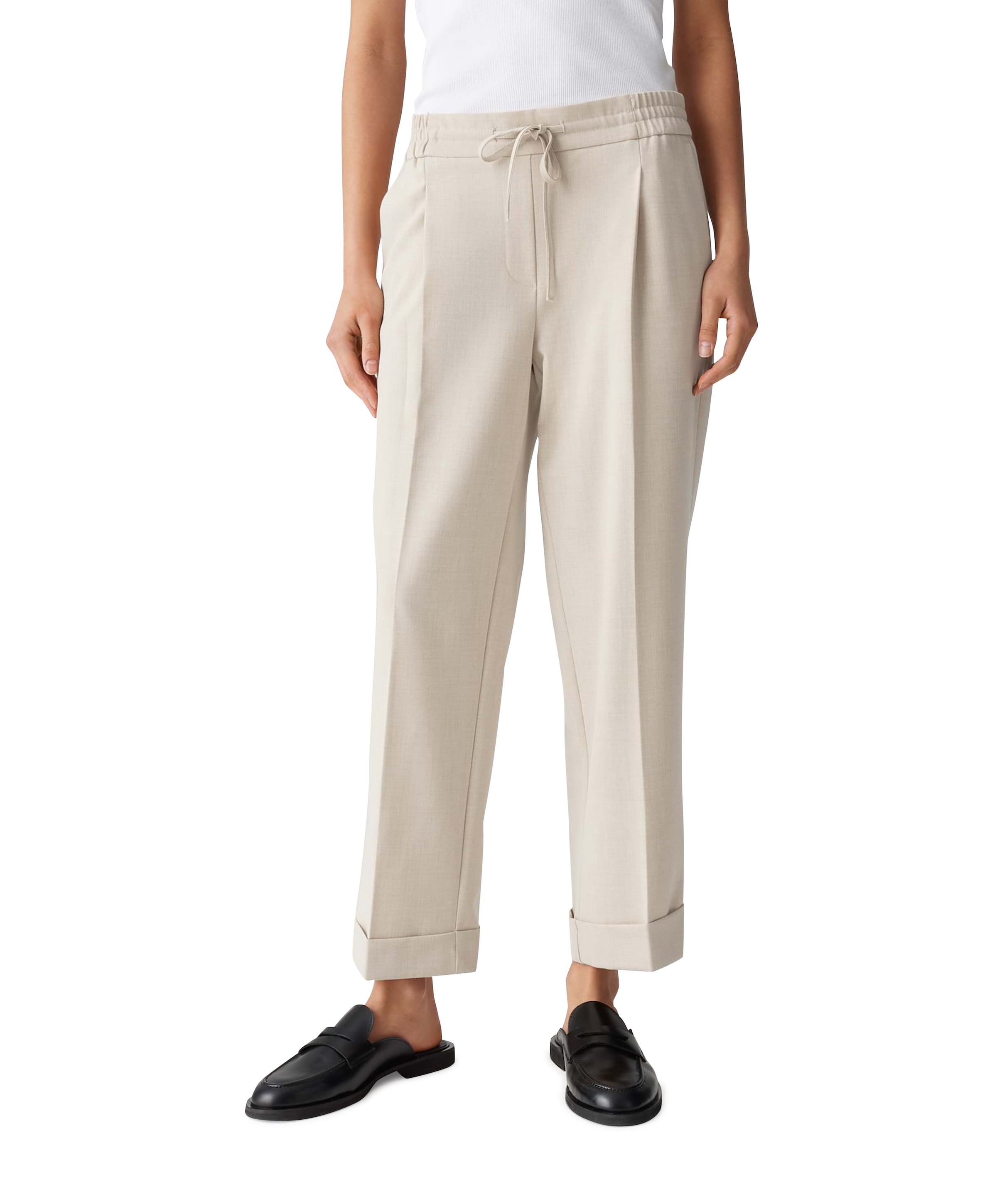 Melosa city dames broek beige