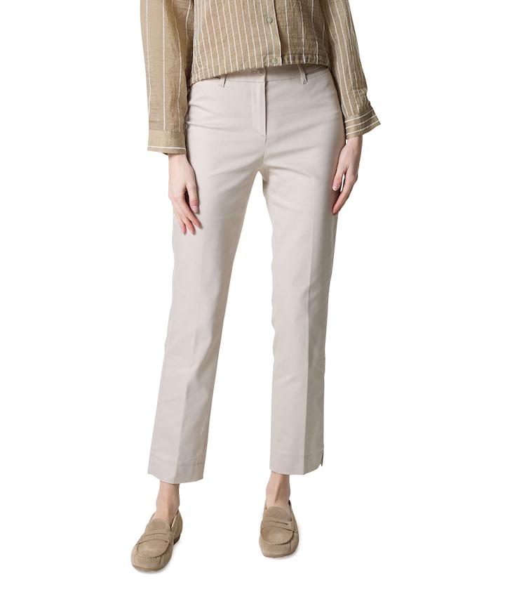 Zigarette Straight dames broek grijs