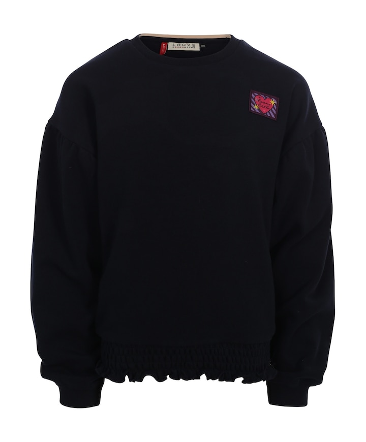 Meisjes sweater blauw