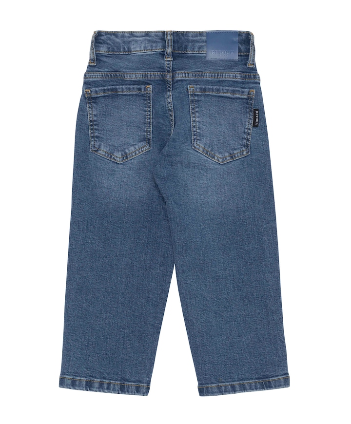 Oversized fit jongens jeans blauw