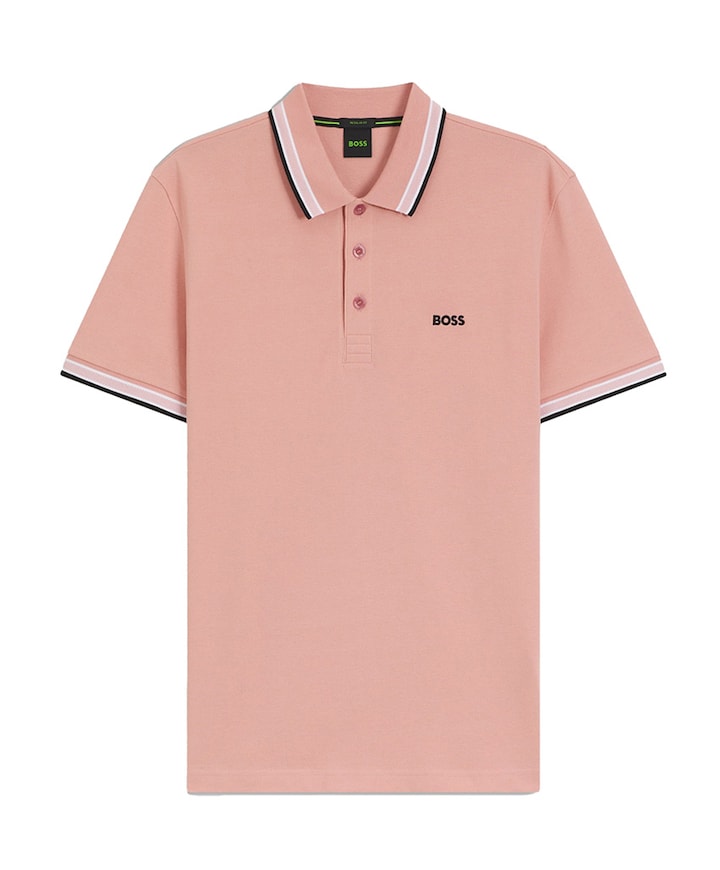 Heren polo roze