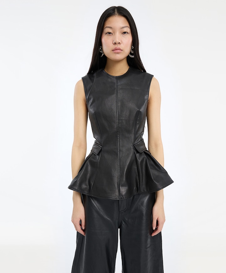 Dames top zwart