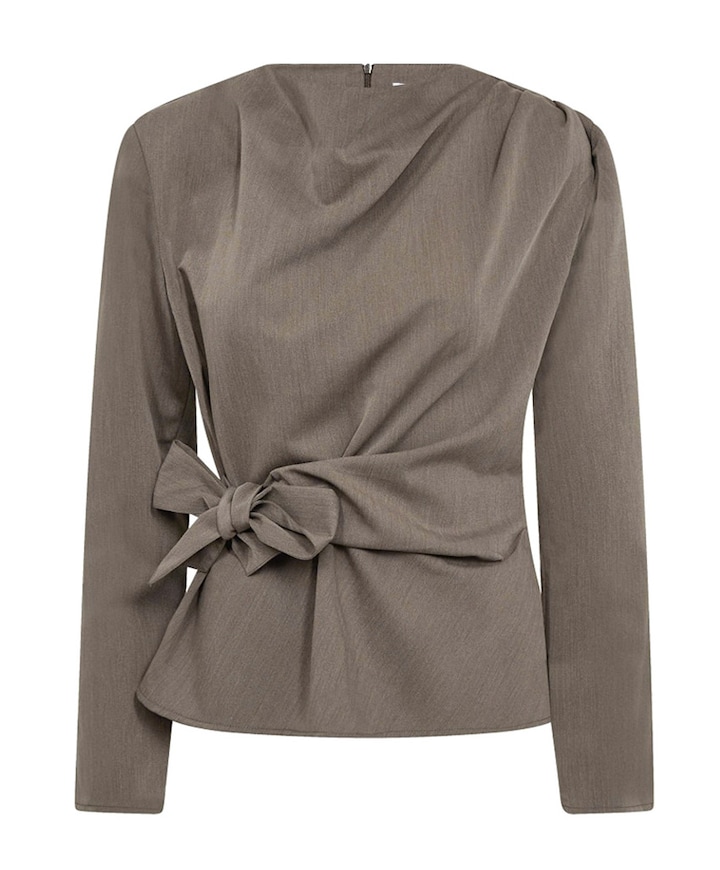 Dames blouse beige