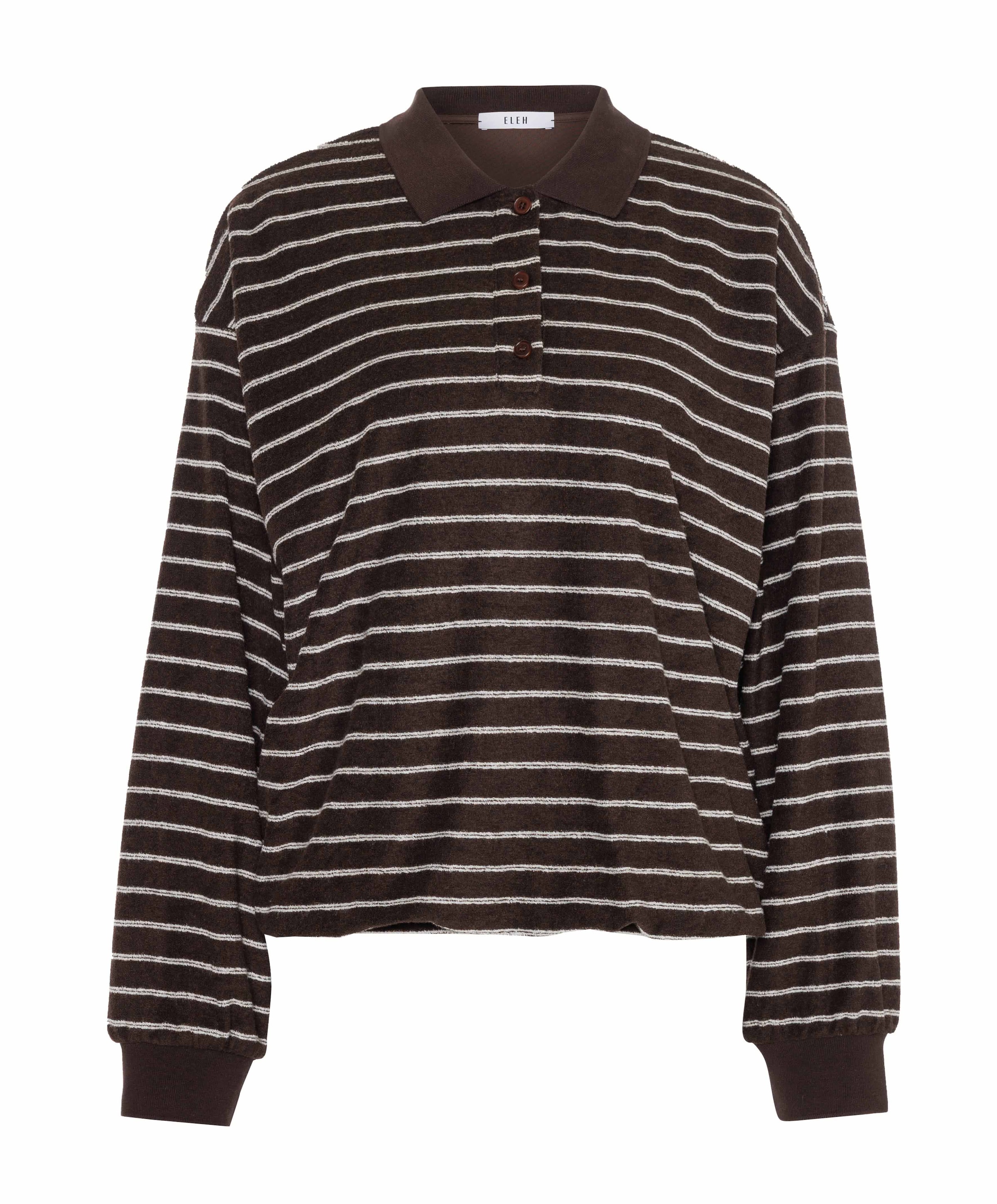 Dames polo bruin