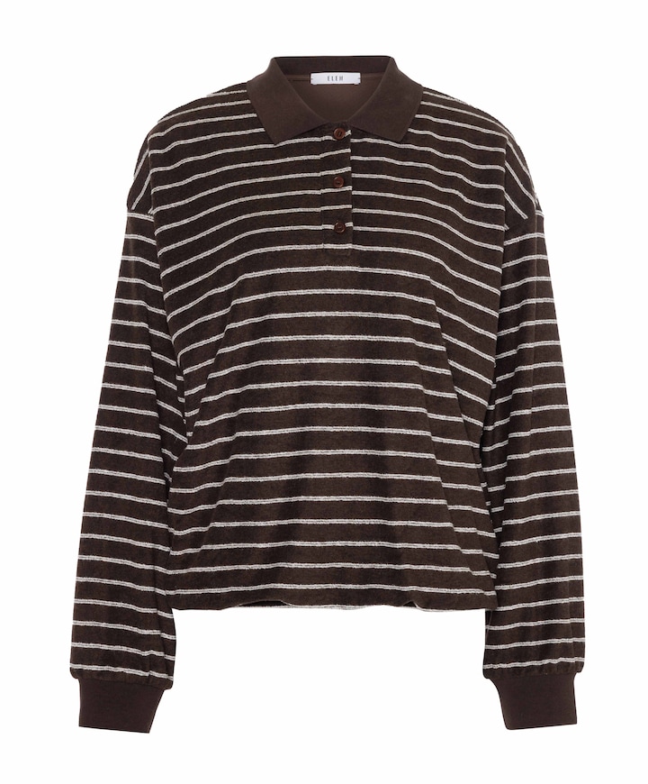 Dames polo bruin