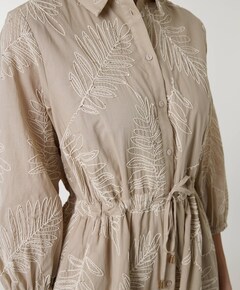 Dames jurk beige