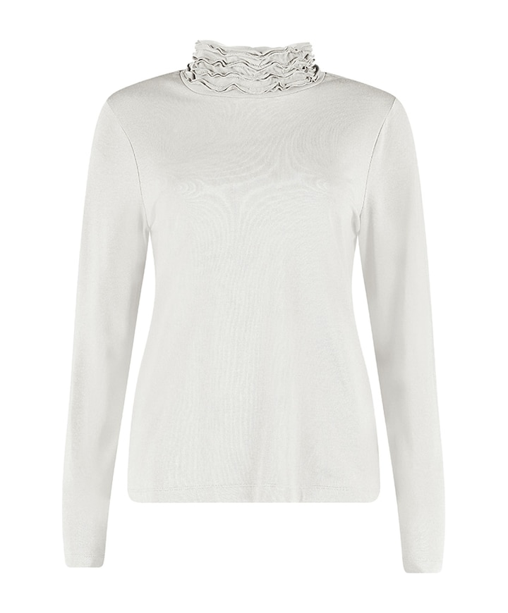 Dames longsleeve wit