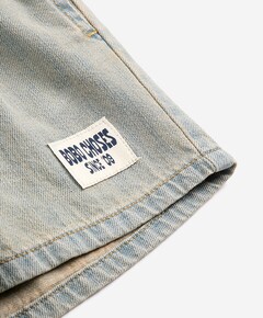 Denim bermuda uniseks korte broek grijs