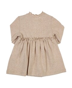 Meisjes jurk beige
