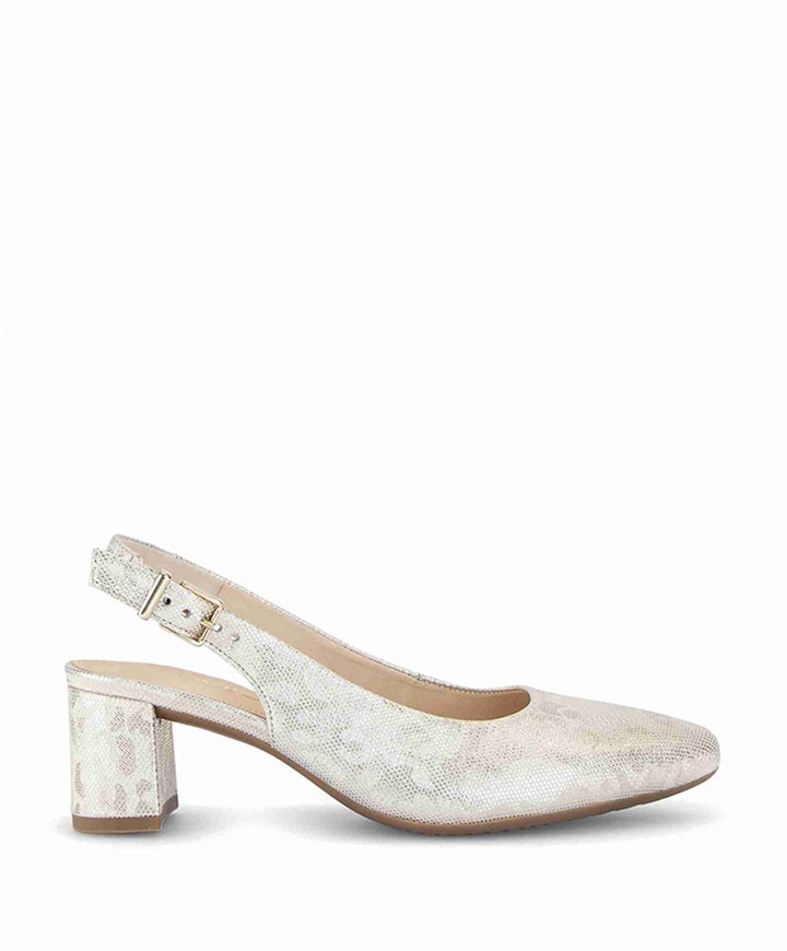 dames slingbacks goud