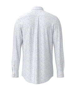 Heren overhemd lange mouw groen