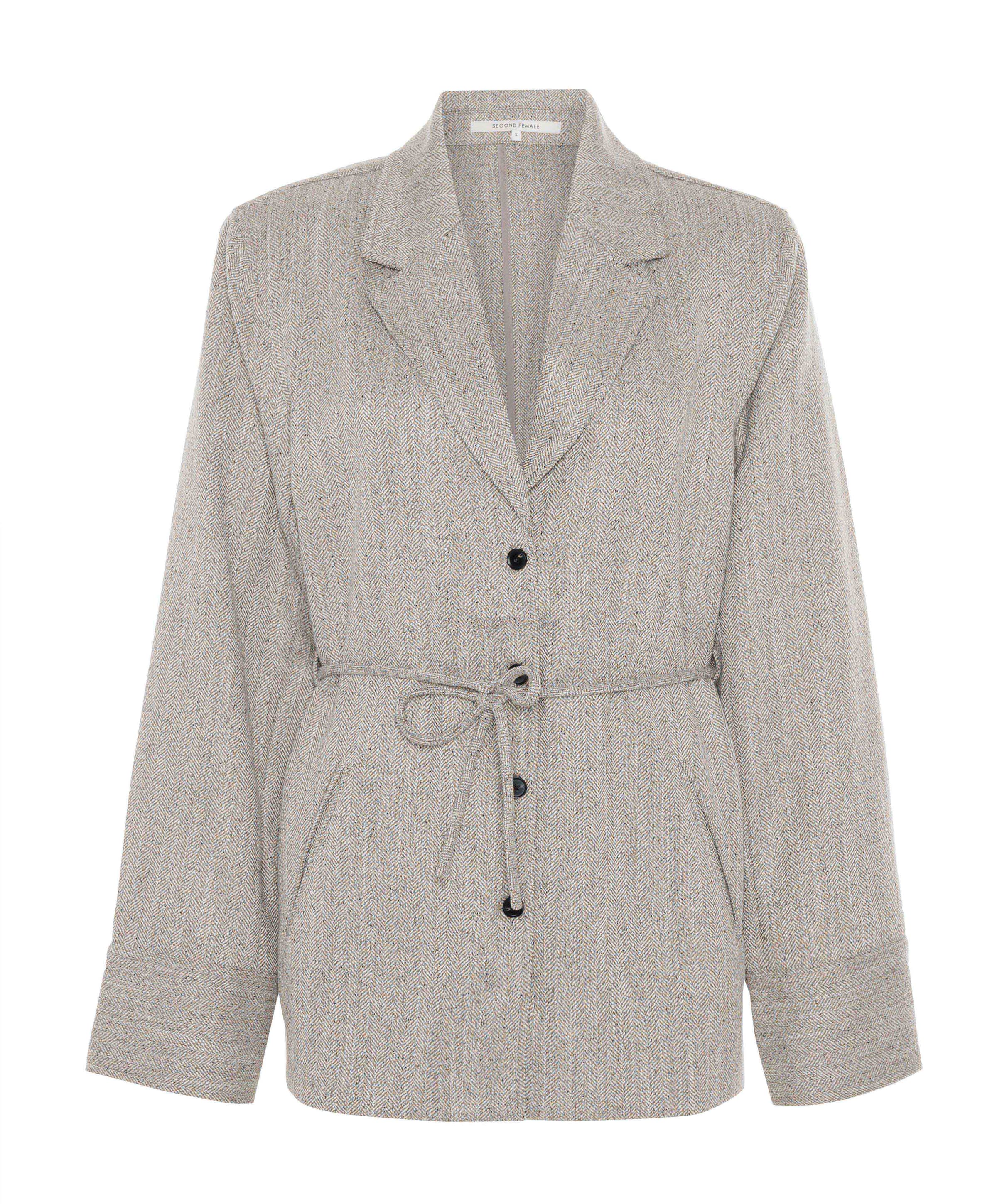 Dames blazer beige
