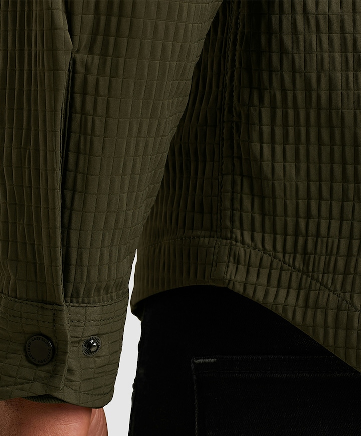 Heren overshirt groen