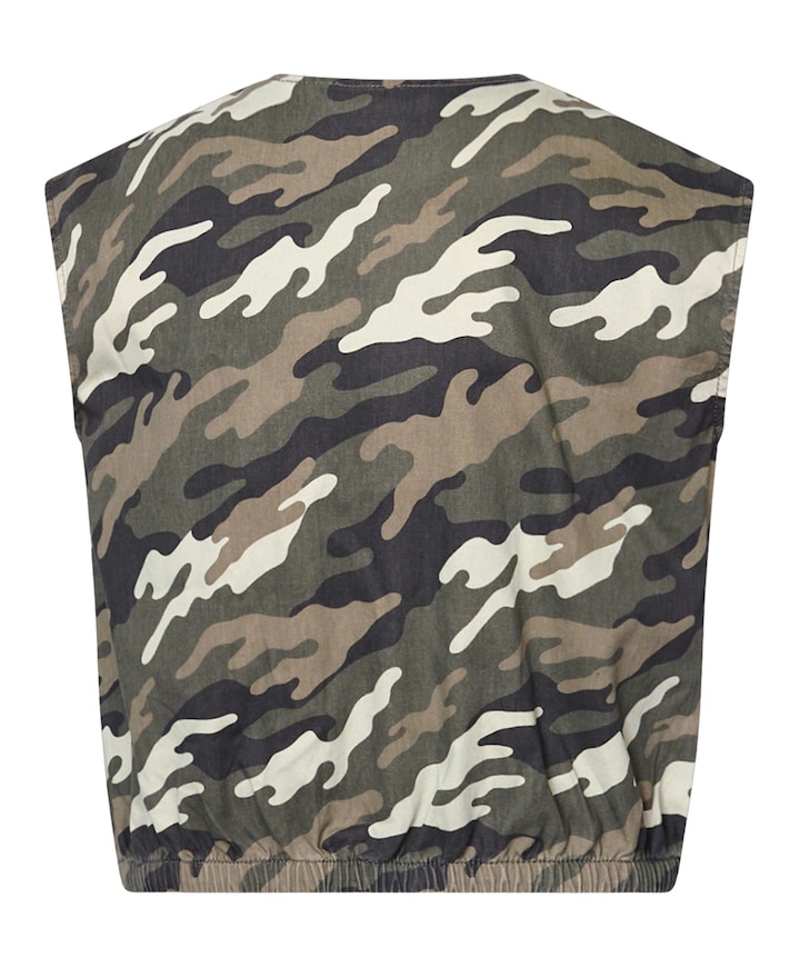 Dames gilet groen
