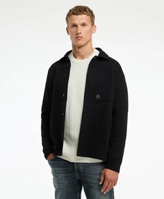 Heren overshirt zwart