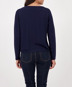Dames longsleeve blauw