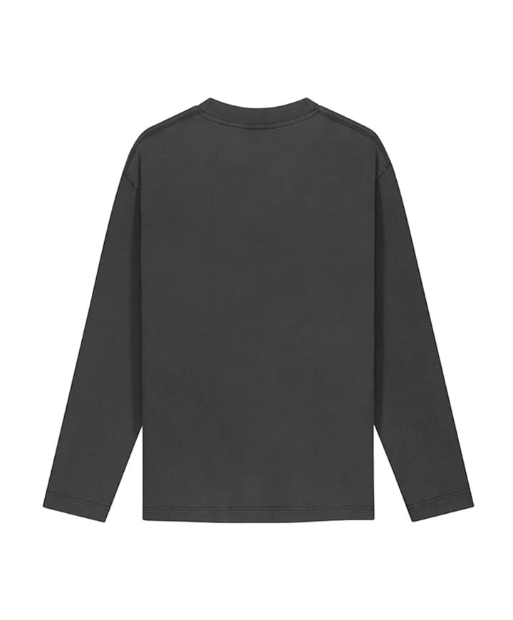 Heren longsleeve grijs