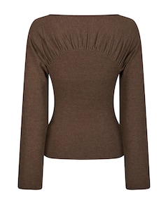 Dames trui bruin