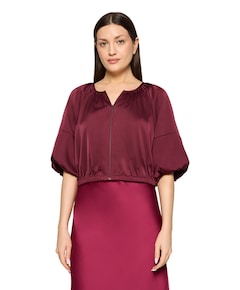 Dames jas bordeaux