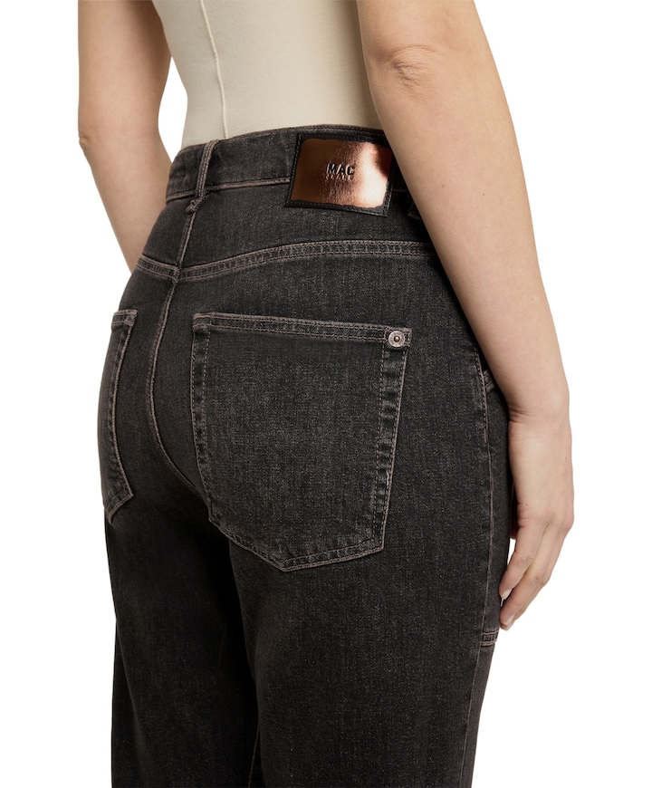 BAGGY dames jeans bruin