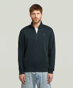 Sweater met rits blauw