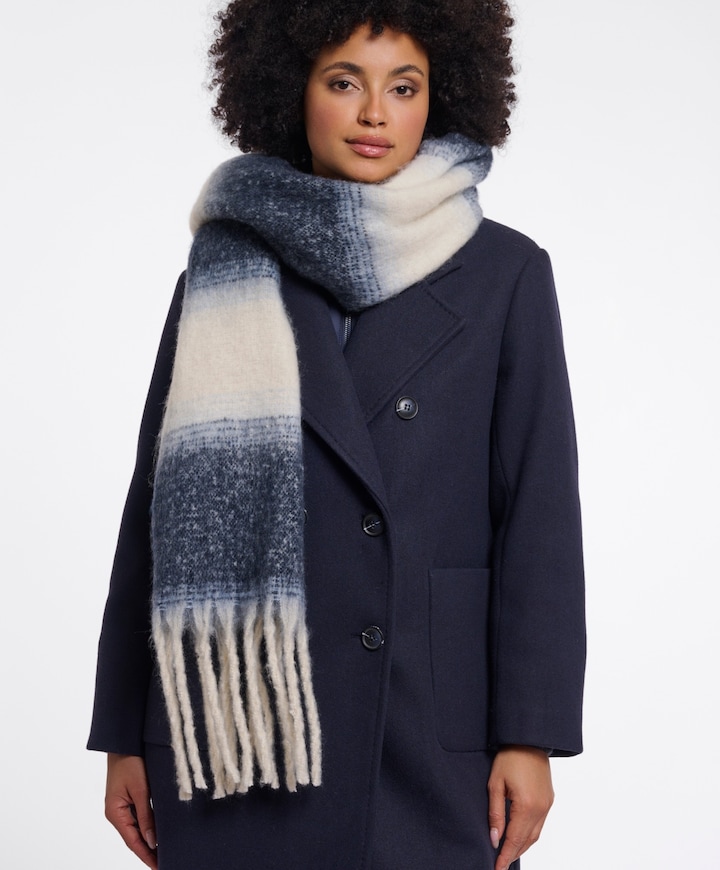 Dames sjaal blauw