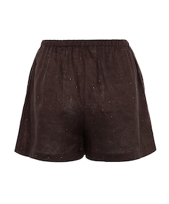 Dames short bruin