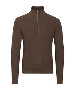 Trui met rits bruin