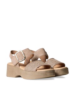 dames sandalen beige