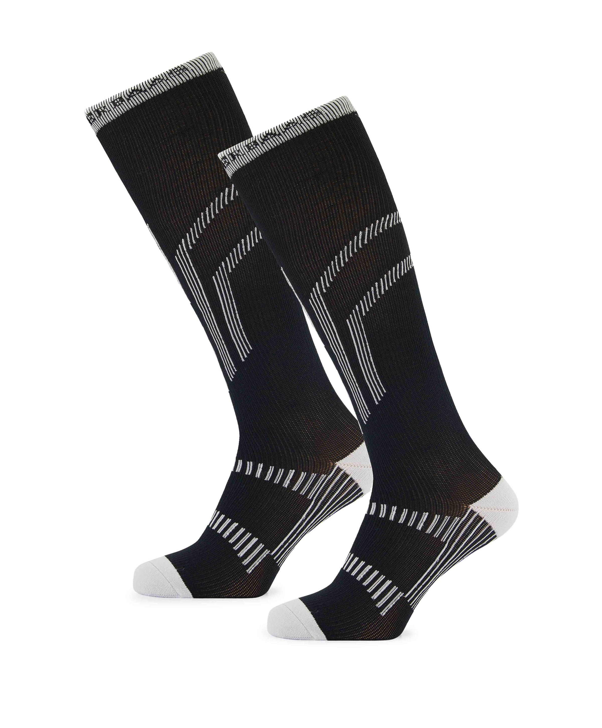 Skisokken 2-pack zwart