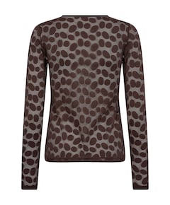 Dames longsleeve bruin