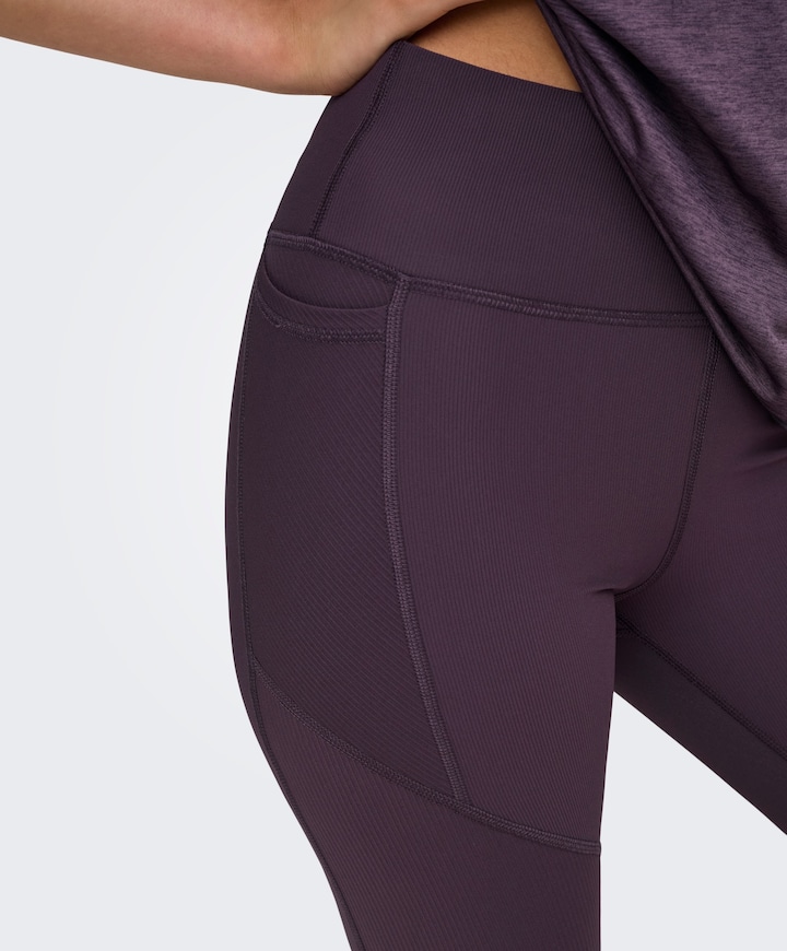 ONPJANA HW TRAINING dames tights paars