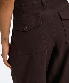 ONLCLAIR MW BARREL PANT PNT NOOS dames broek bruin