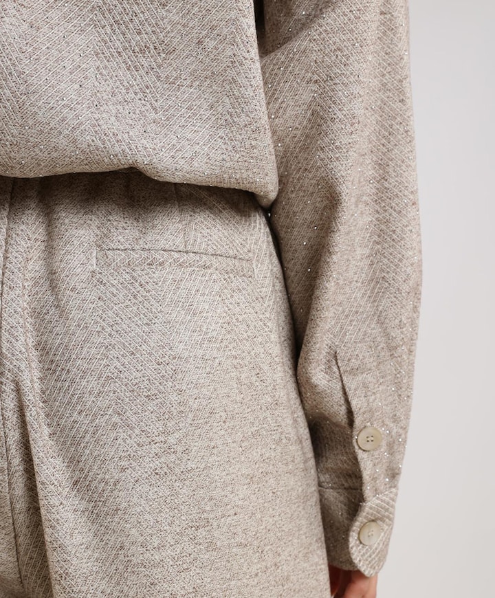 Vera Strass broek beige