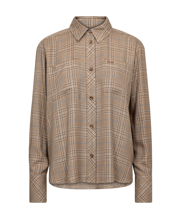Dames blouse beige